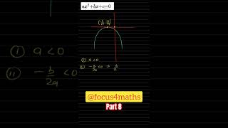 Part :- 8 Sign of a, b & c #maths #viralvideo #exam #viral