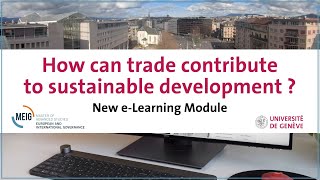 New e-learning Module: “How can trade contribute to sustainable development?”