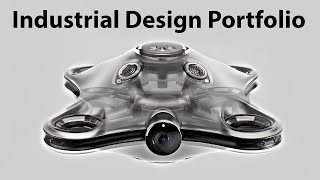 Futuristic Industrial Design Student Project! How to Setup your Portfolio Example Part 3!