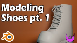 Modeling Boots pt. 1 | Character Creation Course | Part 13