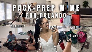 PACK & PREP WITH ME FOR ORLANDO | 2 hours before we have to leave...