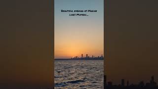 Marine lines Mumbai, the best place in Mumbai #sunset #mumbai #youtube #shorts #viral #trending#like