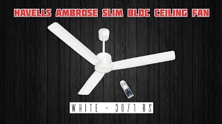 Havells Ambrose Slim BLDC Ceiling Fan Review | Best BLDC Ceiling Fan Under 3500 In 2024 | Hmp Store