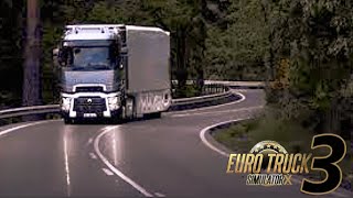 Trucker of euro 3 New Area traveling