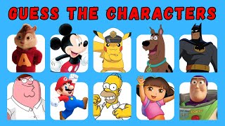 Guess the Animations Characters in 5 seconds - Animations QUIZ