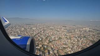 Sunny landing in the amazing Kathmandu, Nepal.