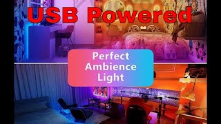 RGB Ambience Light USB Power | gaming RGB @khaliqonair