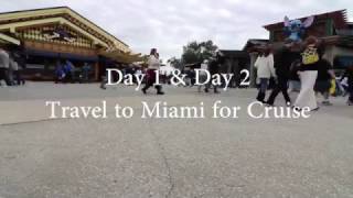 Day1-2 Travel to Cruise Ship | Carnival Splendor