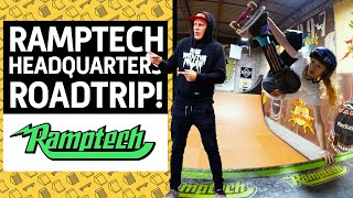 I visited the Ramptech headquarters! | Park Sharks Road Trip Documentary