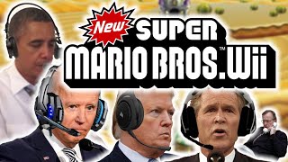 US Presidents Play New Super Mario Bros. Wii 4