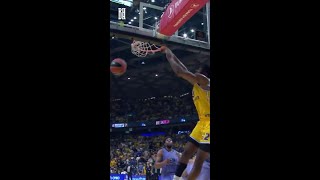 Josh Nebo Soars with Lorenzo Brown's Alley-Oop Pass for Slam Dunk!