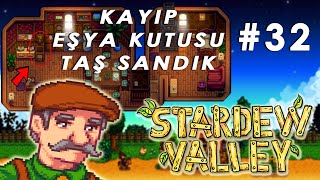 KAYIP EŞYA KUTUSU NEREDE ? (Stardew Valley Türkçe) #32