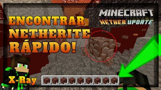 COMO ENCONTRAR NETHERITE EN MINECRAFT PE | TEXTURA PARA ENCONTRAR NETHERITE | MINECRAFT PE 1.16 |