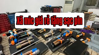 Xã Míc giá rẻ tặng sạc pin