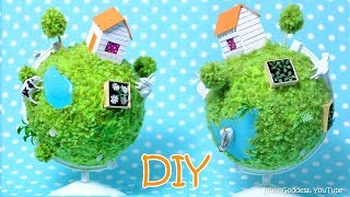 How To Make A Miniature Planet – DIY Mini Farm Globe