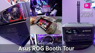 COMPUTEX 2024: Asus ROG Booth Tour - Next-Gen Motherboard, Ally X, Gaming Gears, Gaming UPS & more