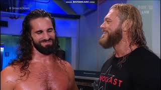 Edge & Seth Rollins Backstage WWE Smackdown 9th July 2021