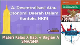 Desentralisasi atau Otonomi Daerah dalam Konteks Negara Kesatuan Republik Indonesia