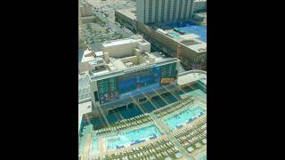 Circa Las Vegas Corner Studio Suite Room Tour- Epic Views Fremont Street Downtown #lasvegas #shorts