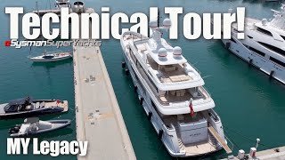 Superyacht Technical Tour! - 50m Codecasa | MY Legacy