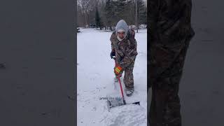 How to Snow Shovel with Back Pain