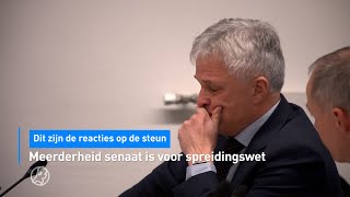 Meerderheid senaat is voor spreidingswet, ook VVD-fractie stemt voor | Hart van Nederland