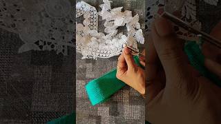 How to make jute lace #diy #कलाgallery #youtubeshorts