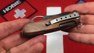 Victorinox "1st Gen" Trekker w/ Bolivian Rosewood scales and pocket clip