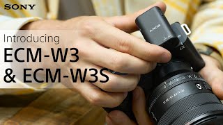 Introducing the Sony ECM-W3 / ECM-W3S Wireless Microphone System