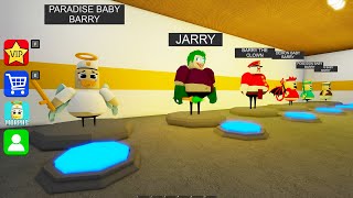 🍪I BECOME EVERYONE in BABY BARRY'S PRISON RUN!! BABY BARRY OBBY Walkthrough FULL GAME