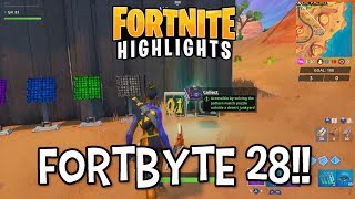 Fortnite : The Hardest Fortbyte Challenge Yet!! Fortbyte 28!!