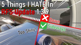 Top 5 PROBLEMS in RFS Update 1.3.9 | Physics/Textures | Real Flight Simulator