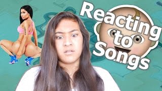 Reacting to Kid songs + Anocanda by Nicki Minaj