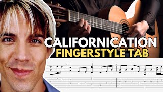 Californication Fingerstyle Tab - RHCP