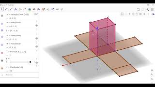 Planificação do Prisma GEOGEBRA