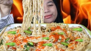 PEDES SADIS....🥵🔥‼️ MIE AYAM 3 PORSI YANG LEVEL PEDES GILA + CABE RAWIT