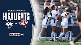 HIGHLIGHTS | UConn Women's Soccer vs. Texas A&M