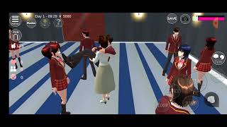 Gadis itu pergi dan hantu muncul di depannya#sakuraschoolsimulator #shortvideo #sakura #gaming