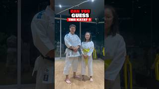 Can you guess this kata? (w/ my student, Shanelle) 🥋 #karate #shorts