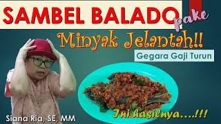 Rahasia Sambel Balado dengan Minyak Jelantah