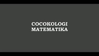 COCOKOLOGI MATEMATIKA - Polinomial adalah Suku Banyak