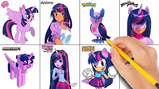 Drawing Twilight Sparkle Challenge! My Little Pony Digital Art