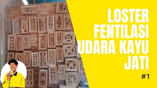 LOSTER FENTILASI UDARA KAYU JATI MURAH MERIAH #shorts