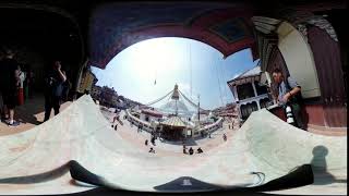 360 Degree Video - Around the Stupa in Kathmandu Nepal 🇳🇵