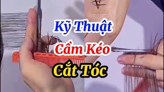 Hướng Dẫn Cầm Kéo Cắt Tóc Đúng cách, Đăng Ký Kênh( Học Nghề Tóc )Để Xem Nhiều Video Hơn #HocNgheToc