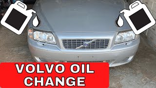 How to Change Oil 2.5L Volvo S80 2.5T AWD | 2004 Volvo S80 Oil Change