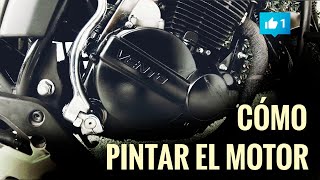 Cómo PINTAR el motor de tu Moto /Opaco/Abrillantado / Rocketman 250