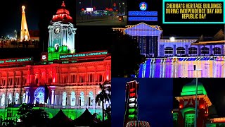 Chennai's Heritage Buildings During Independence Day and Republic Day | AK VLOGS AND TRAVELS