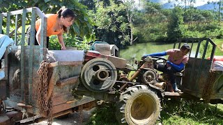 FULL VIDEO: Farm single life freight. Rural life. Girl delivery driver - Gia Bảo