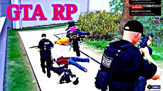 GTA 5 ROLEPLAY BRASIL POLICIAL EP 07 DEI UM HS NO POLICIAL